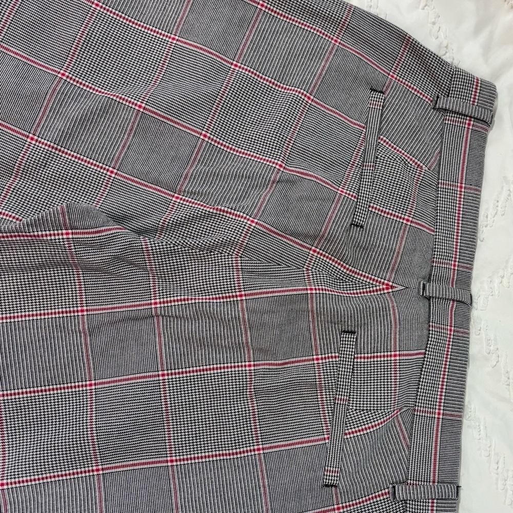 Gap signature skinny ankle black and red plaid women's size 8 - Picture 8 of 10